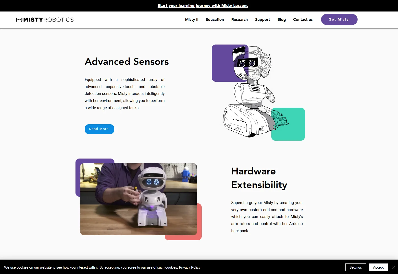Misty Robotics — screenshot 2