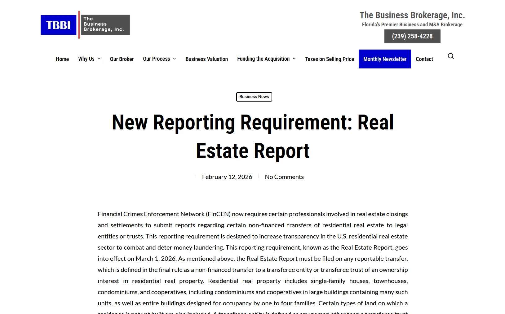 The Business Brokerage — screenshot 2